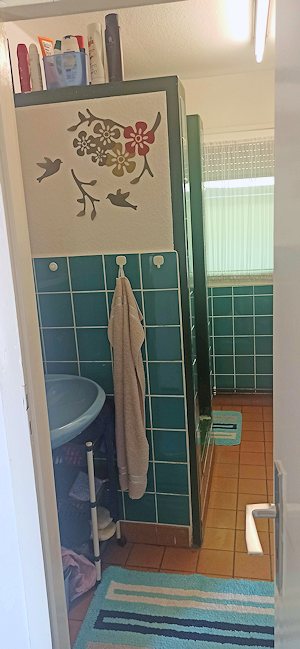 Duschbad im Gartenhaus