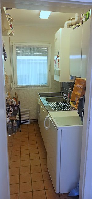 Kche im Bungalow Gartenhaus