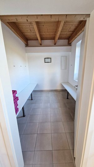 Vorraum zur Sauna im Zweifamilienhaus