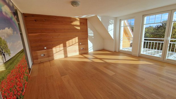 Wohnzimmer obere Etage vom Zweifamilienhaus