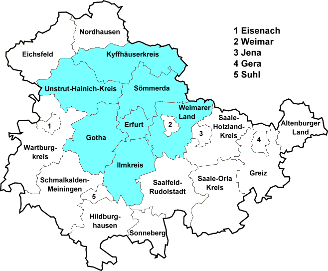 Landkreise Thüringen, Immobilien in Thüringen